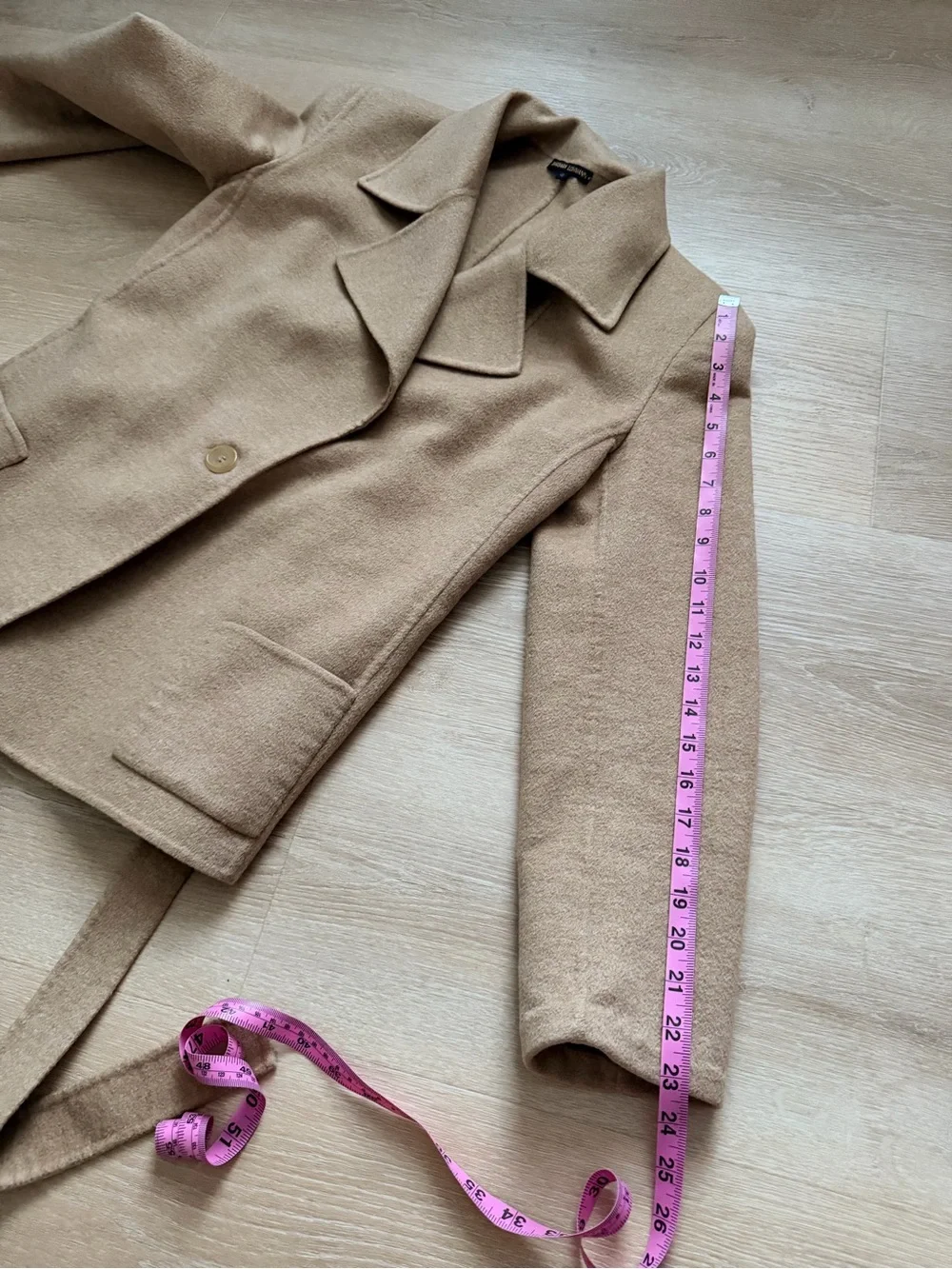 $2,000 RARE Barbara Lohmann Elizabeth Anthony 100% Cashmere Wrap Coat S-M Italy